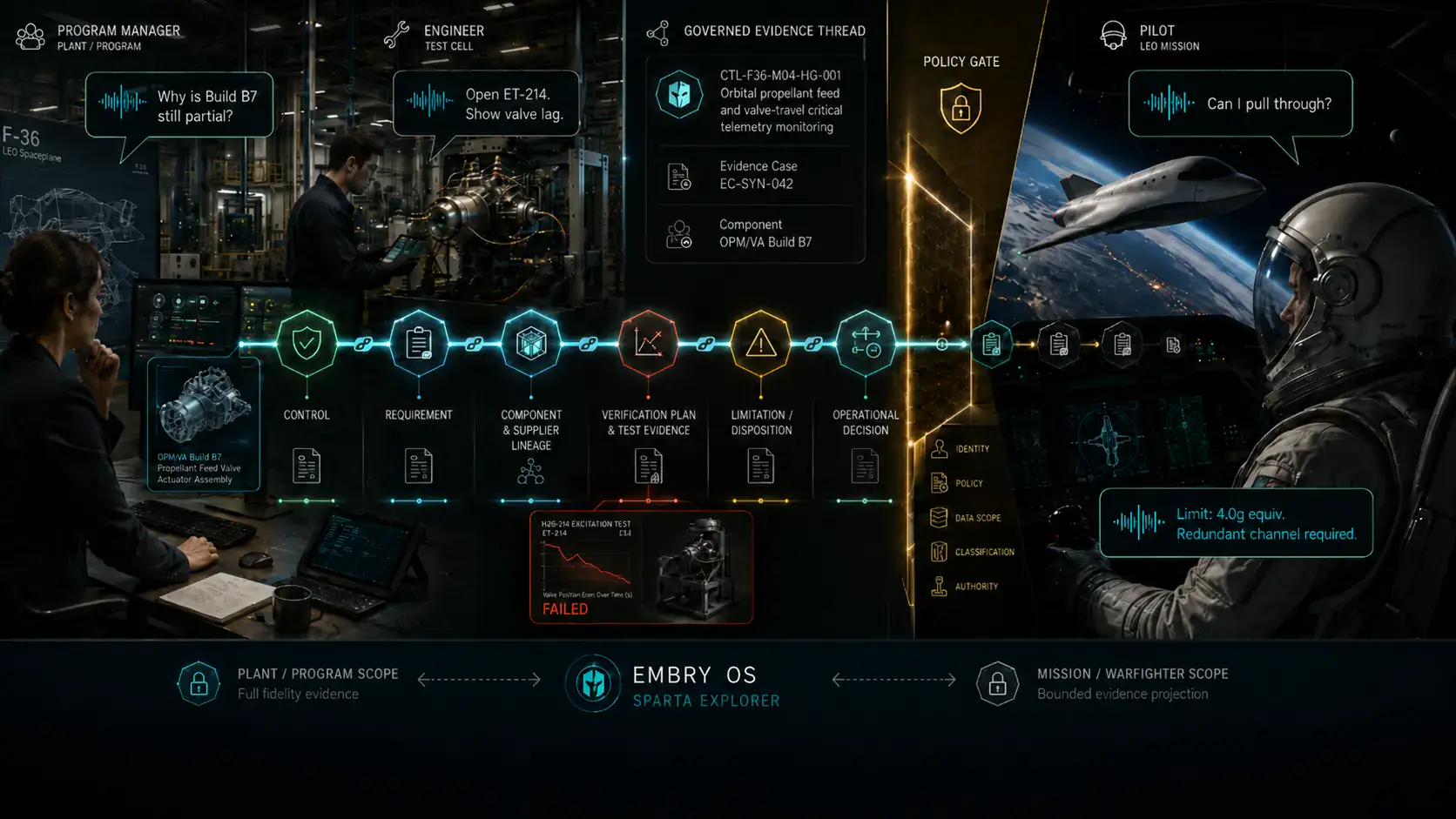 sparta explorer — space-cyber evidence workbench project preview.